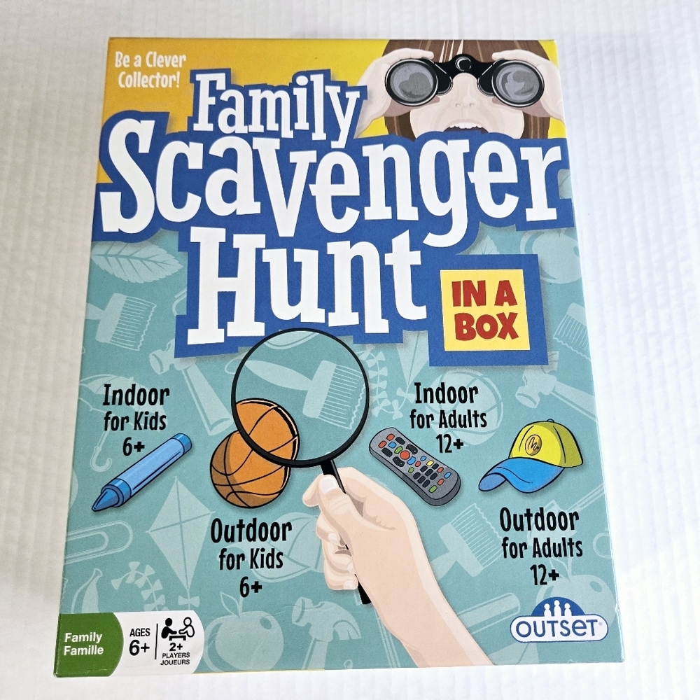 Family Scavenger Hunt, Indoor Outdoor Game, 280 Cards, Ages 6+‎